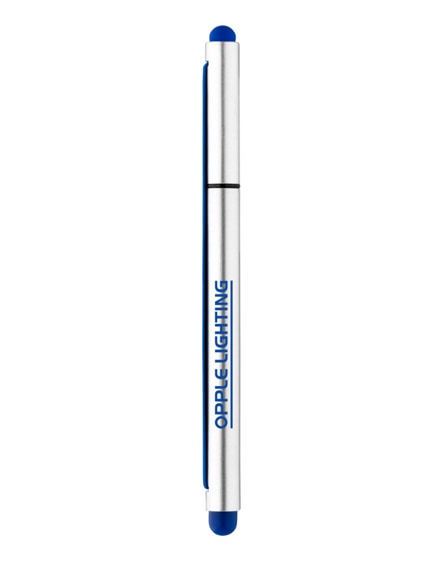 branded stretch ballpoint pen with elastic strap