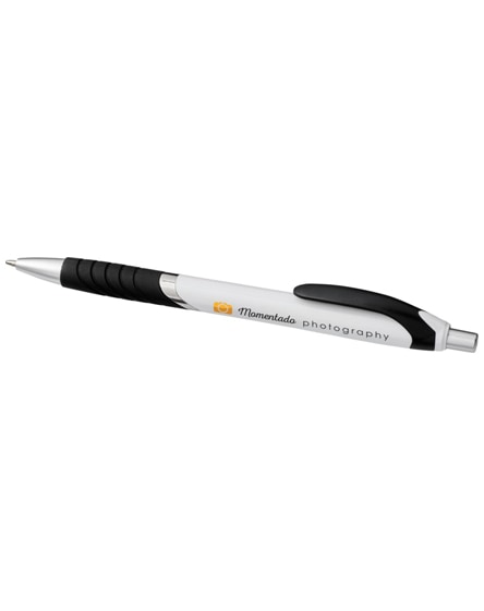 branded turbo ballpoint pen white barrel