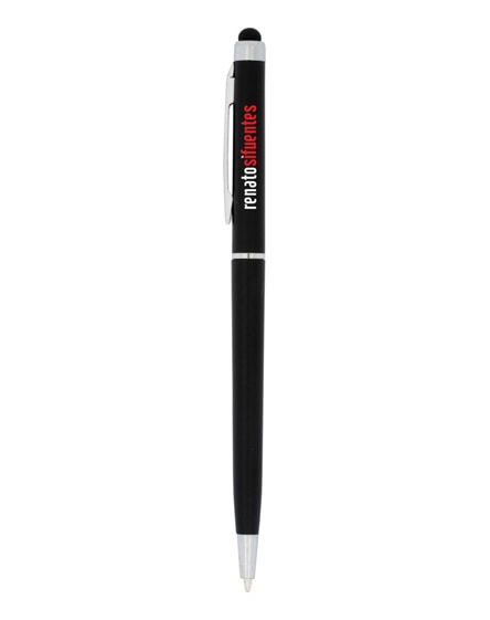 branded valeria abs ballpoint pen with stylus