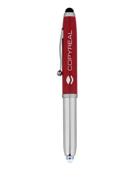 branded xenon stylus ballpoint pen with led light