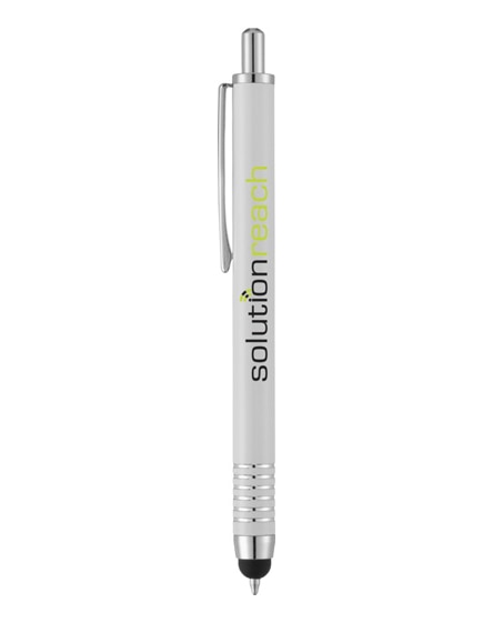 branded zoe aluminium stylus ballpoint pen