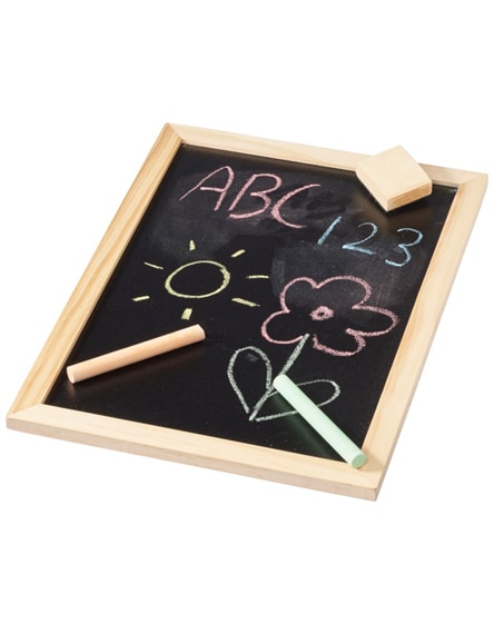 branded recess 6-piece coloured chalk set with eraser