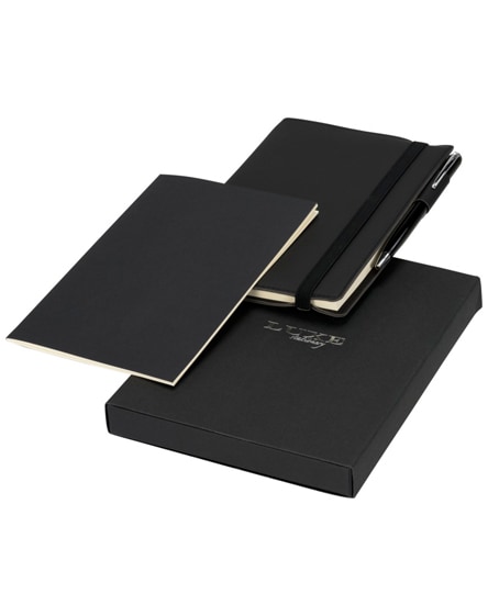 branded aria notebook with pen gift set