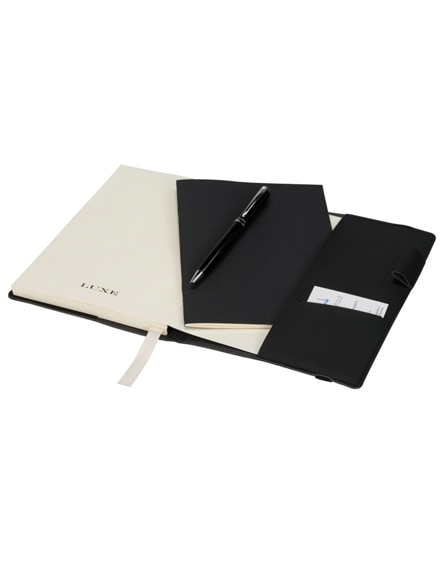 branded aria notebook with pen gift set