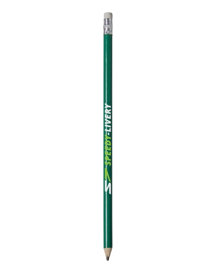 branded alegra pencil with coloured barrel