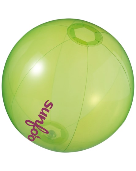 branded ibiza transparent beach ball