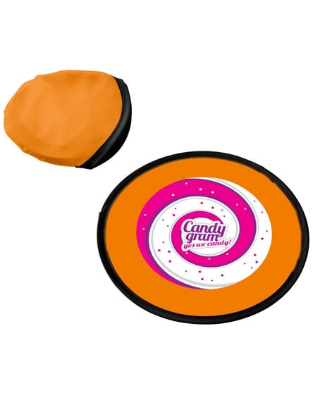 branded florida frisbee with pouch
