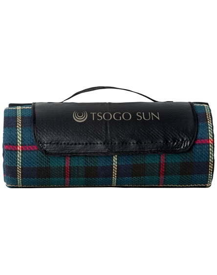 branded park water and dirt resistant picnic blanket