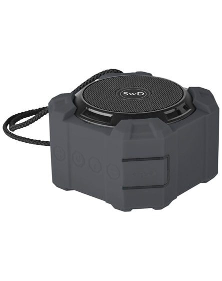 branded cube water-splash resistant bluetooth speaker