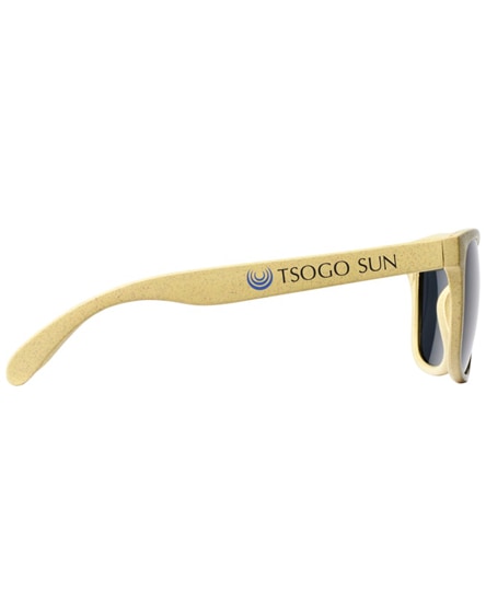 branded rongo wheat straw sunglasses