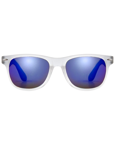 branded sun ray sunglasses with mirrored lenses