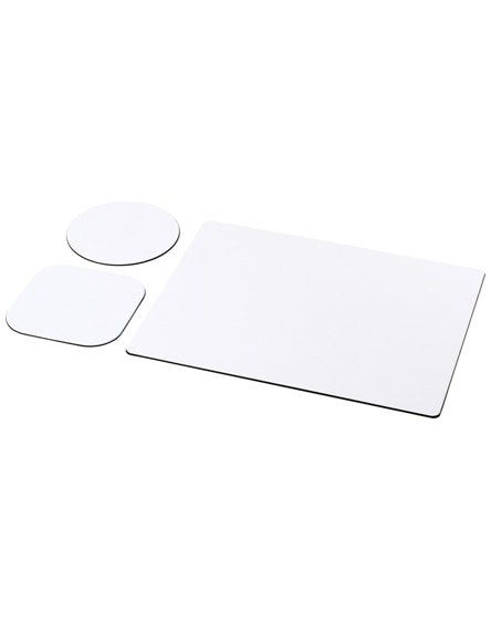 branded brite-mat mouse mat and coaster set combo 1