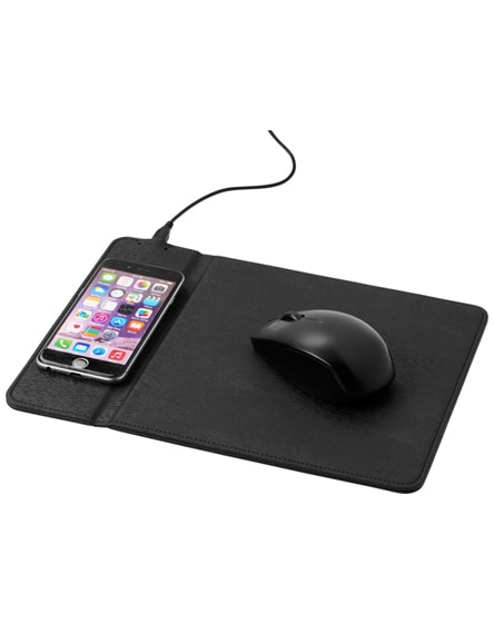 branded rodent wireless charging mouse pad