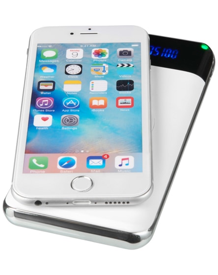 branded constant 10.000 mah wireless power bank with led