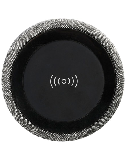 branded fiber wireless charging bluetooth speaker
