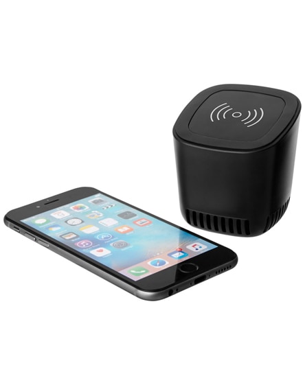 branded jack bluetooth speaker and wireless charging pad