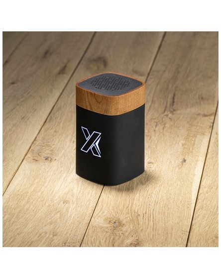 branded scx.design s31 light-up clever wood speaker
