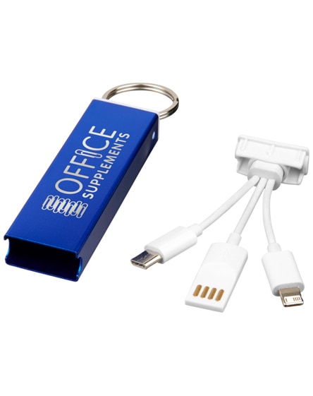 branded capsule 3-in-1 charging cable