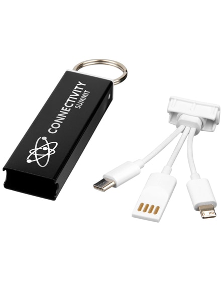 branded capsule 3-in-1 charging cable