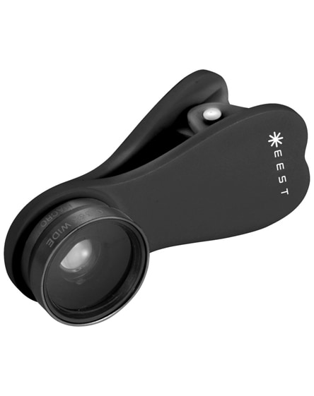 branded optic wide-angle and macro smartphone camera lens
