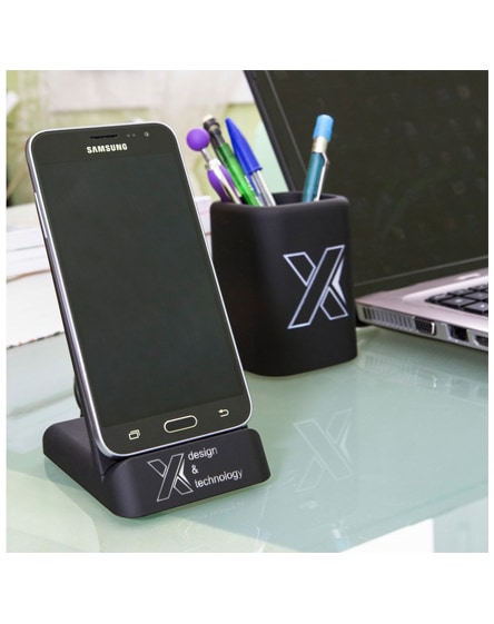 branded scx.design w15 10w light-up wireless charging stand