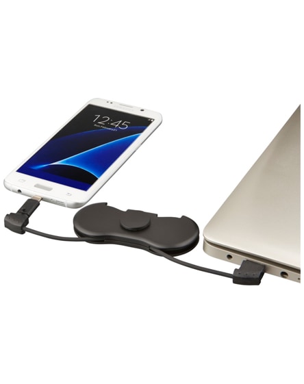 branded spin-it charging cable widget