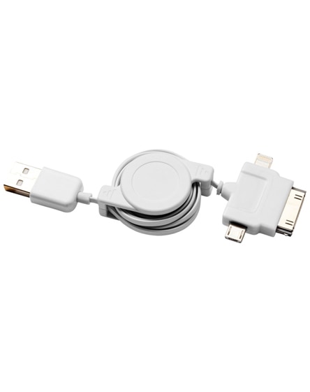 branded teather 3-in-1 charging cable