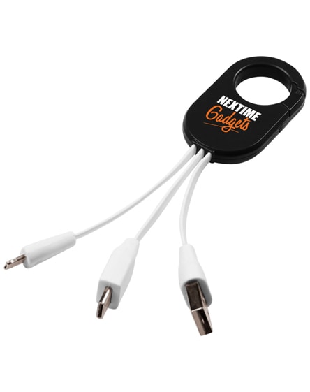 branded troop 3-in-1 charging cable