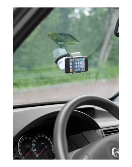 branded turner smartphone holder with suction pad