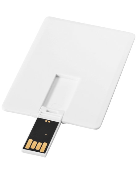 branded slim card-shaped 2gb usb flash drive