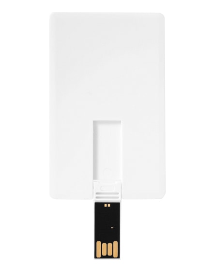 branded slim card-shaped 4gb usb flash drive