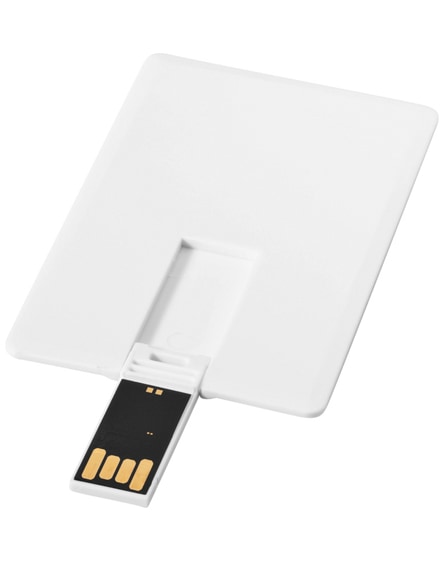 branded slim card-shaped 4gb usb flash drive