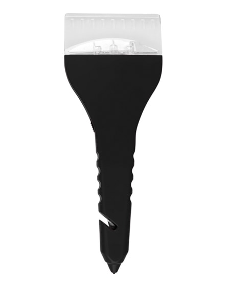 branded cadet safety ice scraper with led light