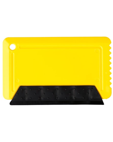 branded freeze credit card sized ice scraper with rubber
