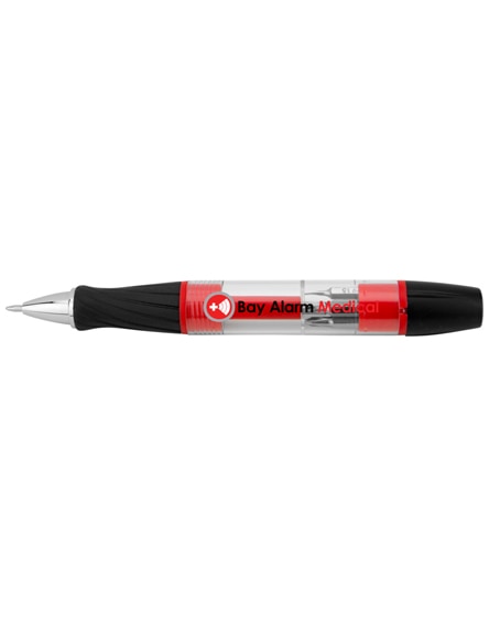 branded king 7-function screwdriver with led light pen
