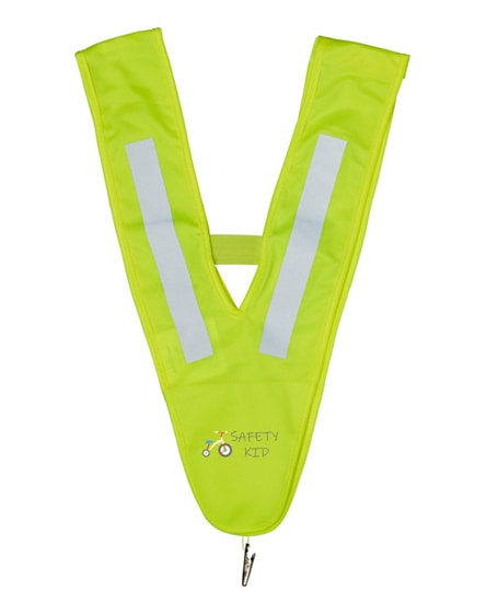 branded nikolai v-shaped safety vest for kids