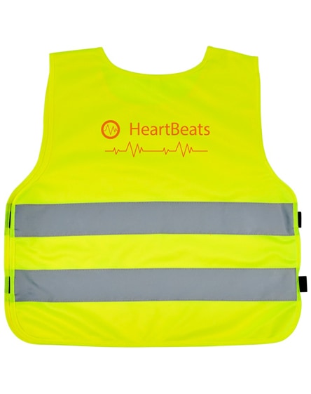 branded odile xxs safety vest with hook&loop for kids age 3-6