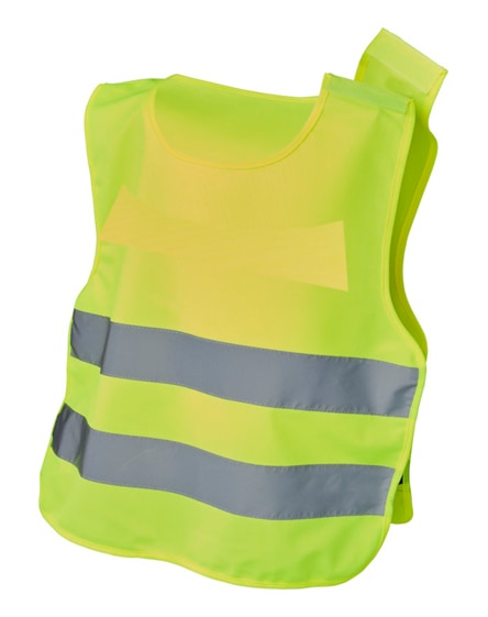 branded odile xxs safety vest with hook&loop for kids age 3-6