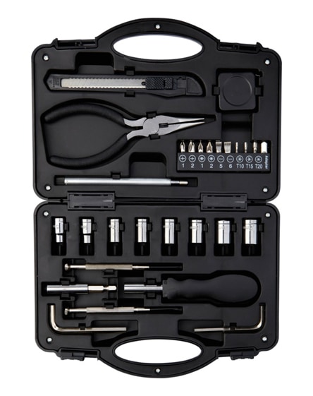 branded construxx 28-piece tool box
