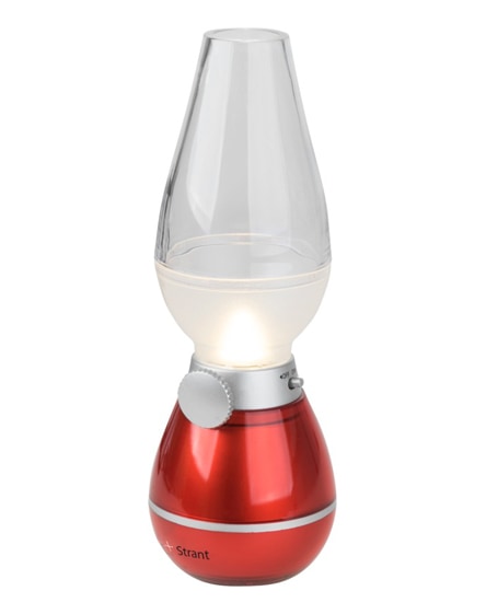 branded hurricane lantern light with blow sensor
