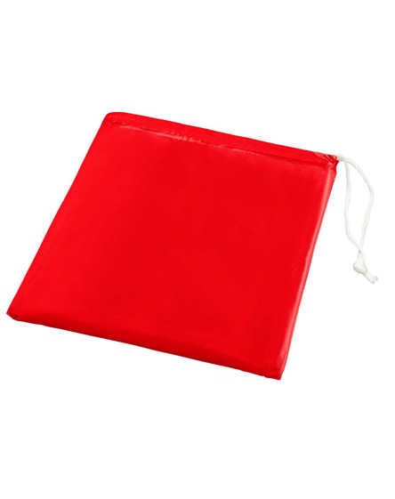 branded paulus foldable poncho in pouch