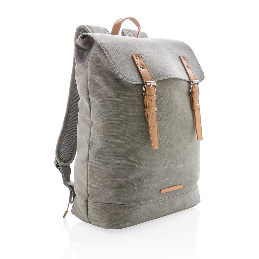 Canvas Laptop Backpack Pvc Free