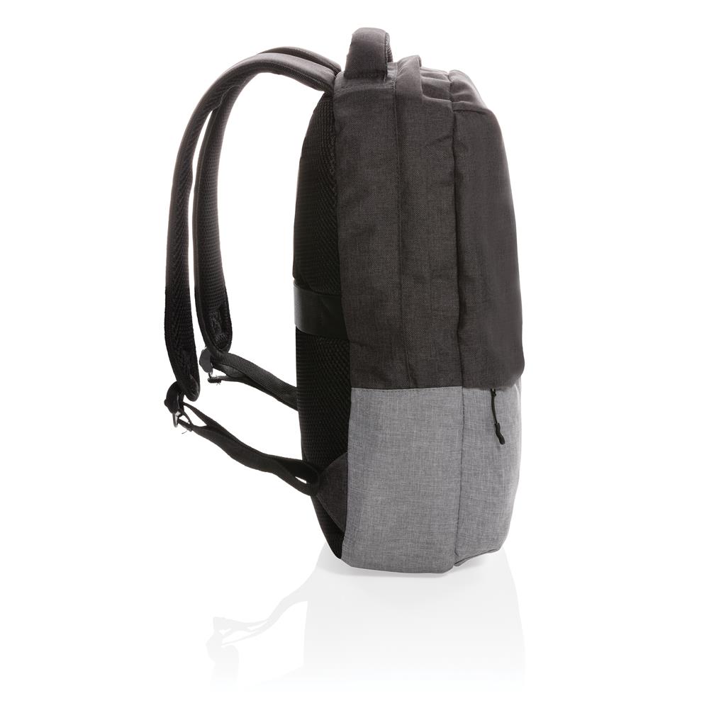 Duo Color Rpet 15.6" Rfid Laptop Backpack Pvc Free