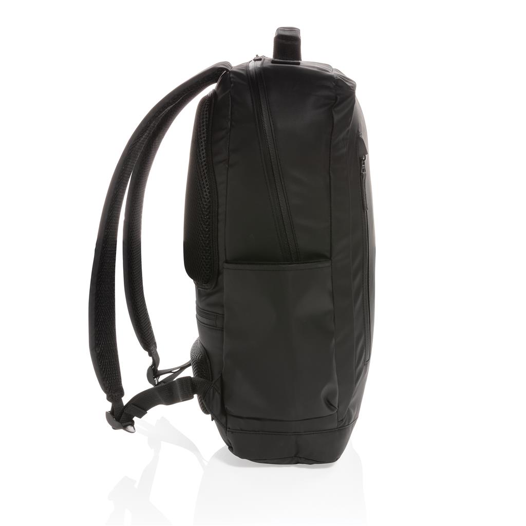 Fashion Black 15.6" Laptop Backpack Pvc Free