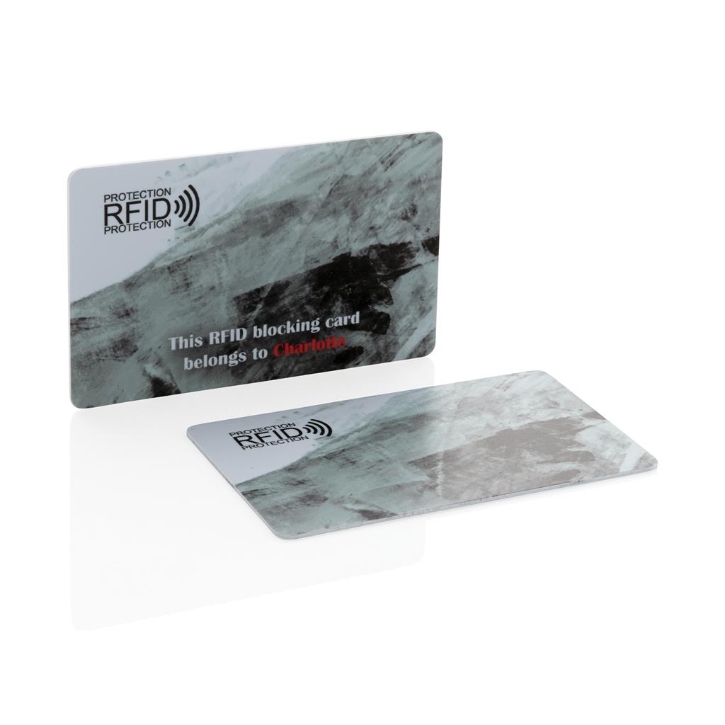 Printed Sample Anti Skimming Rfid Shield Card