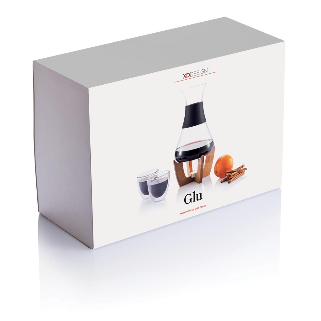 Glu Mulled Wine Set With Glasses