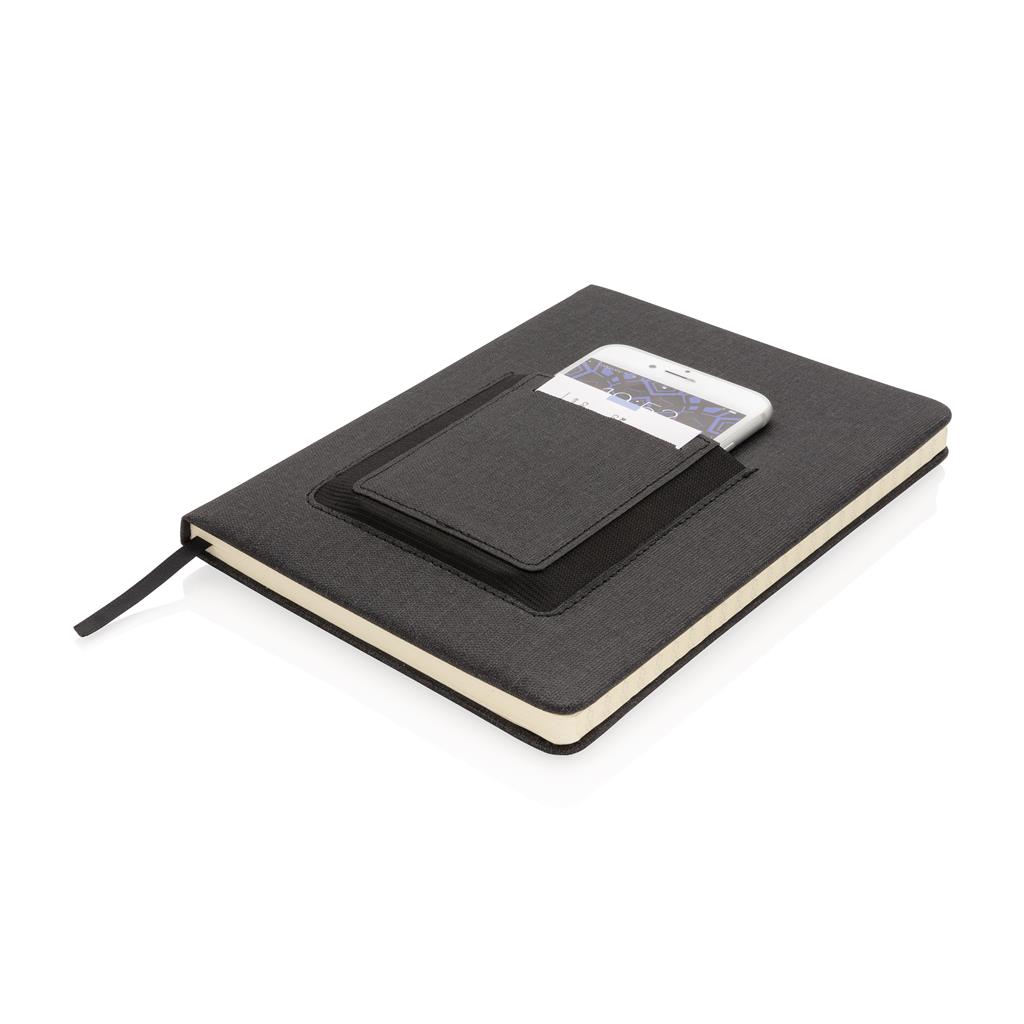 Deluxe A5 Notebook With Phone Pocket