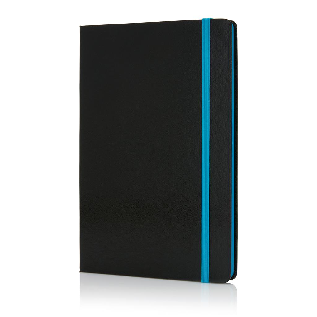 Deluxe Hardcover A5 Notebook With Coloured Side
