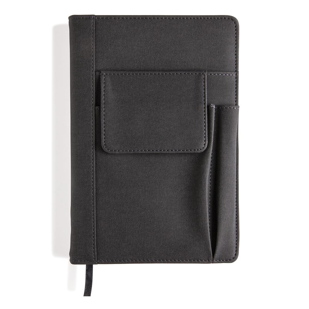 Notebook With Phone Pocket