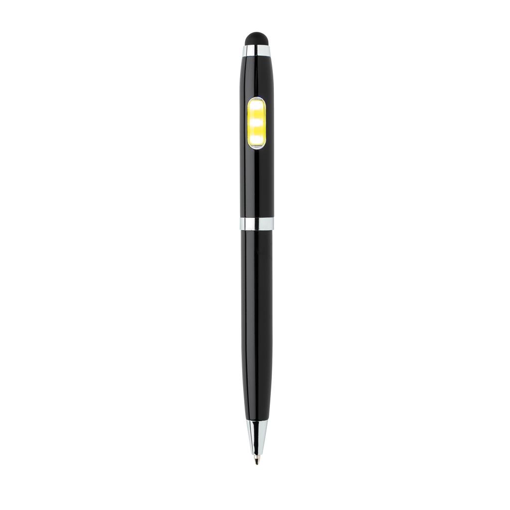Deluxe Stylus Pen With Cob Light